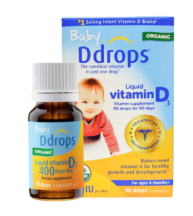 Baby Ddrops Liquid Vitamin D3 400 IU